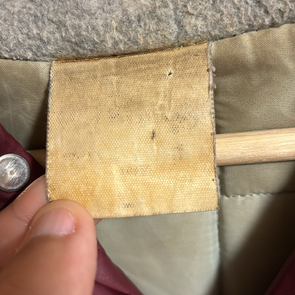 Vintage hooded varsity jacket - Picture 4 of 9